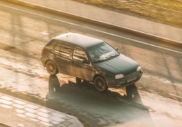 Crni Golf 3 na autocesti