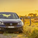 Golf 5 uz zalazak Sunca