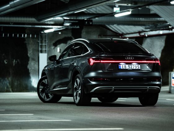 Audi e-tron Sportback u podzemnom parkiralištu