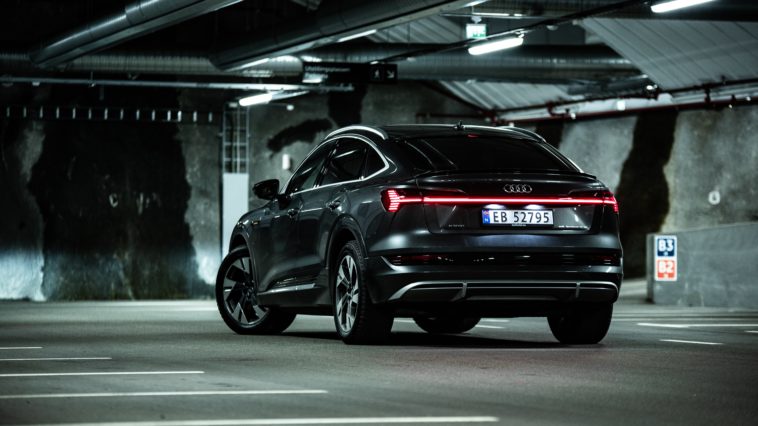 Audi e-tron Sportback u podzemnom parkiralištu