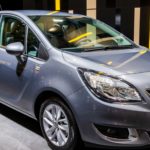 Siva Opel Meriva na auto moto sajmu u Bruxellesu