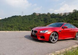 Crveni BMW M6 Coupe u Hong Kongu