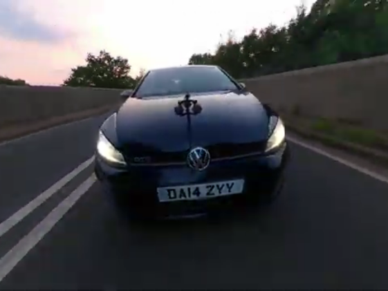 Tamni Golf 7 GTD na cesti